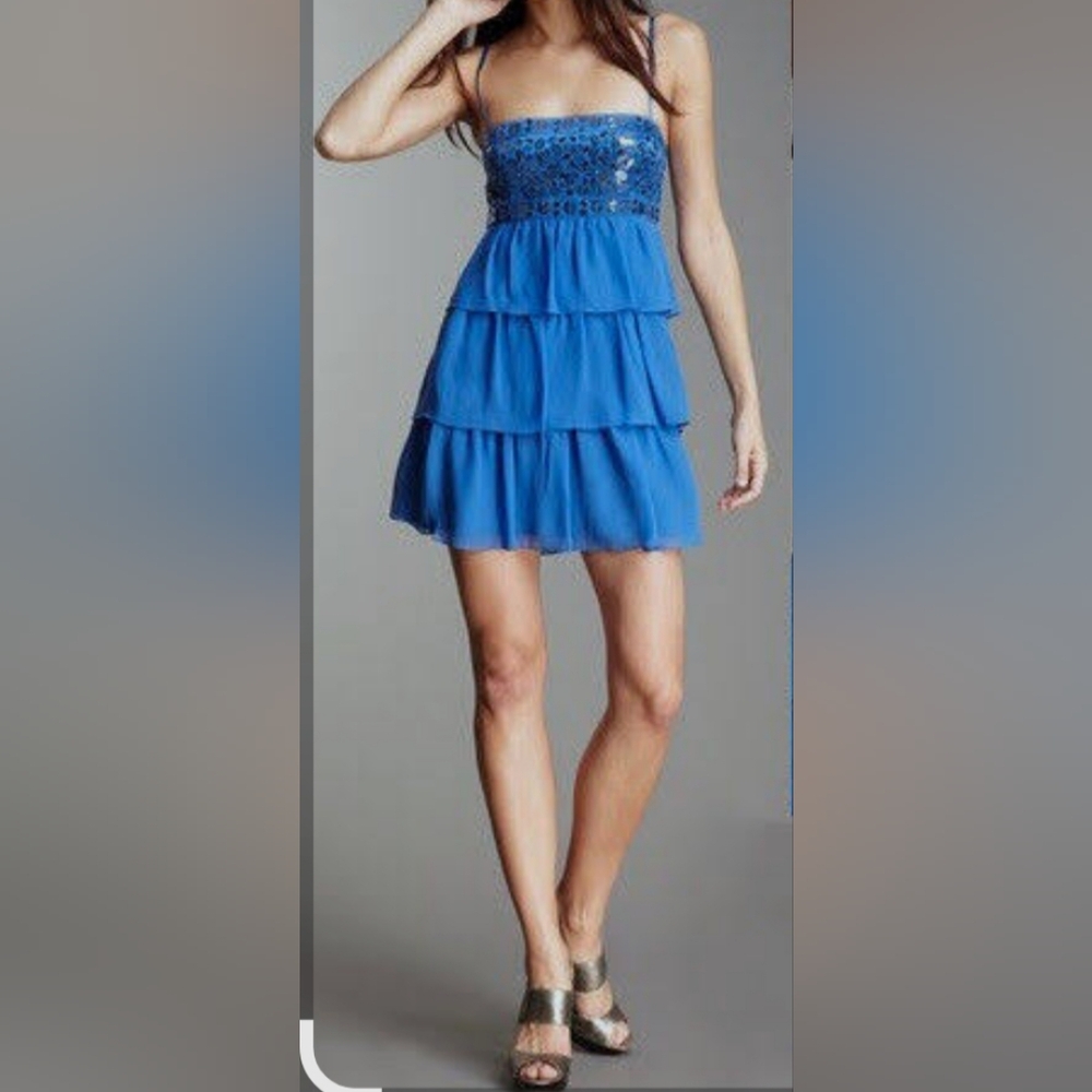 BCBGMaxAzria Elegant Blue Dress